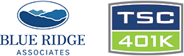 Blue Ridge Associates and TSC 401k Logos